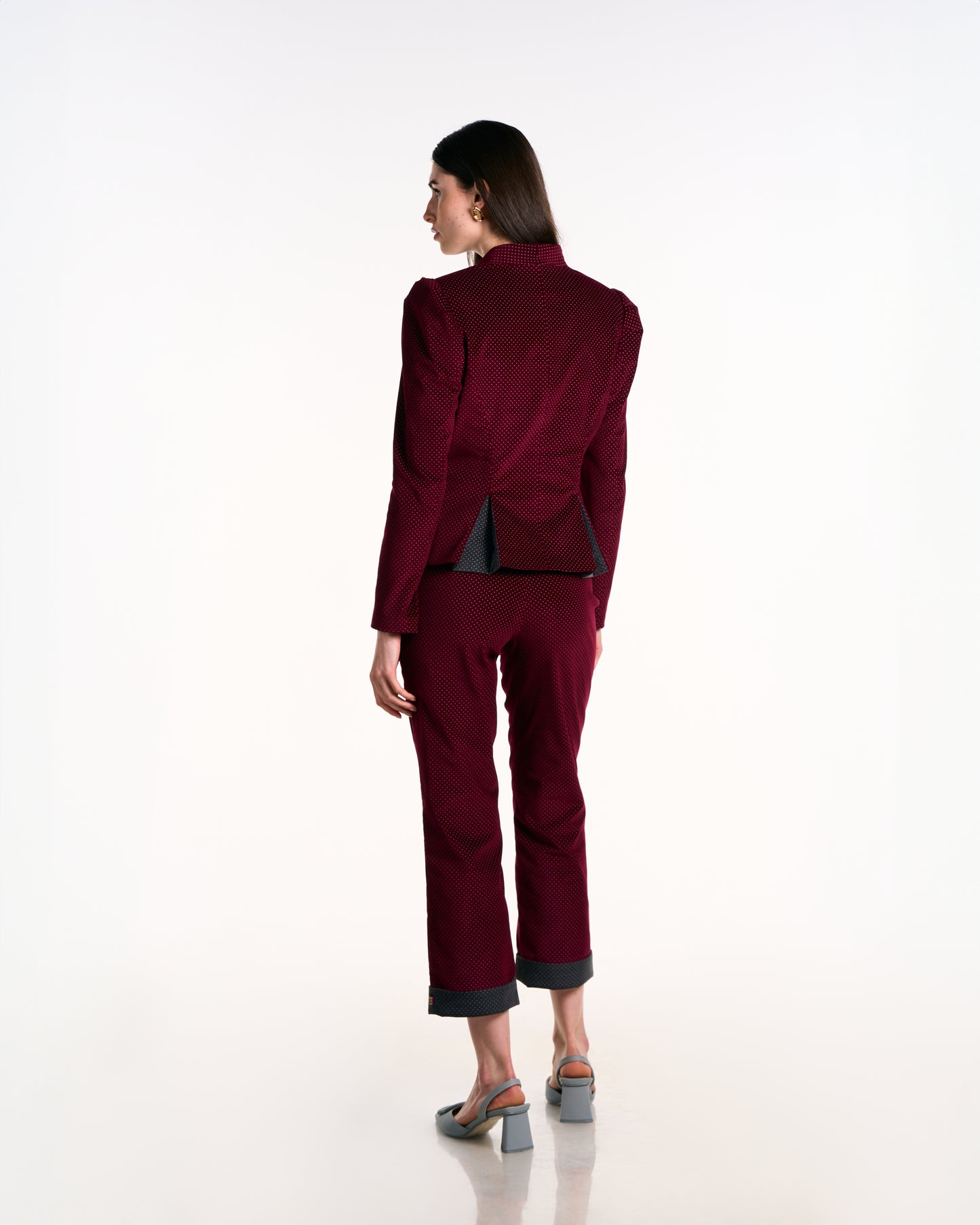 MULLED WINE VELVET SUIT PIECES